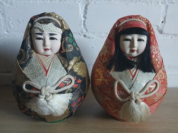 hinadaruma Japanse Poppen vintage