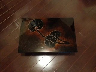 Japans lakwerk laag tafeltje lak woon japans showa tafel 