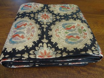 Traditionele japanse obi/kimonoband zwart fukuro zijde japan