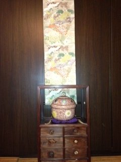 Traditionele japanse obi / kimono band zijde japans bloem