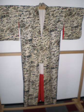 Traditionele Japanse Kimono Uchi Mori Vintage Antiek