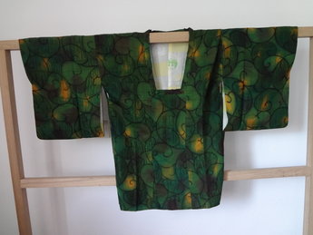 Traditionele japanse haori kimono jasje japans groen