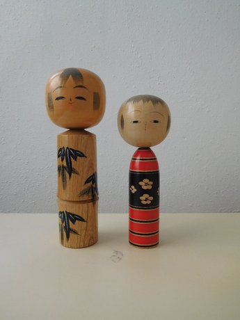 Kokeshi Houten Poppen Japan 4