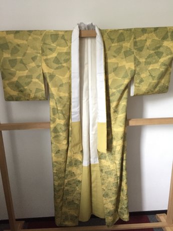 Traditionele Japanse Kimono groen met bloemeffect