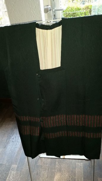 Traditionele Japanse Haori Zwart