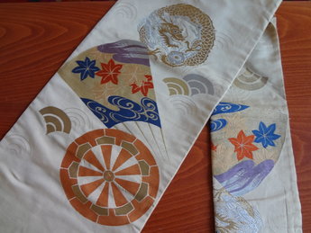 Traditionele Japanse Obi Draak