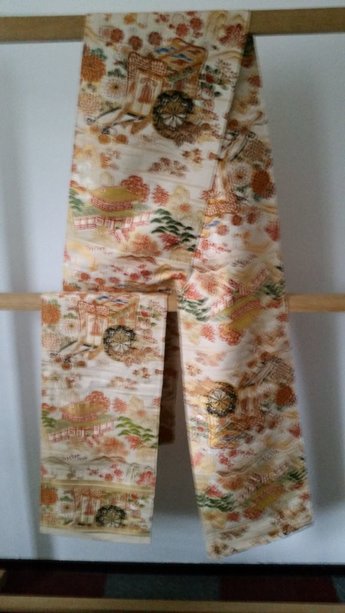 Traditionele Japanse Obi Tempel