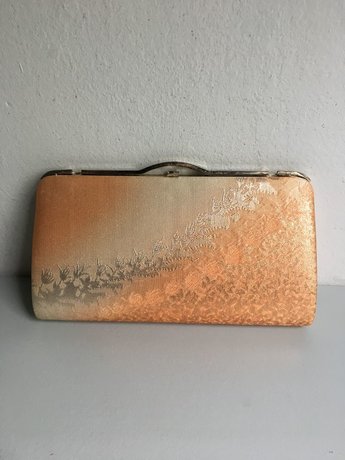 Traditionele Japanse Kimono Tasje zalm