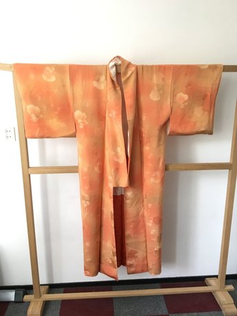 Traditionele Japanse Kimono Ingeweven Bloem