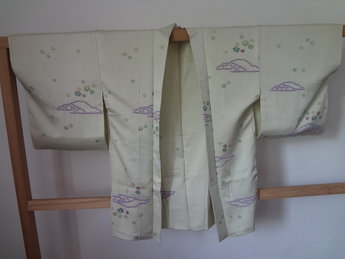 Traditionele Japanse Haori groen blad