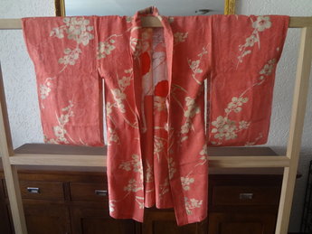 Traditionele Japanse Haori licht Rose Hana
