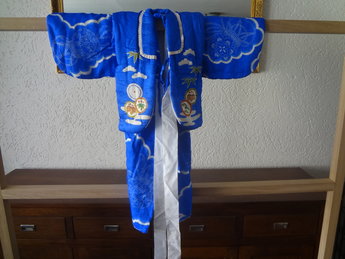 Kinder Kimono 2 delen Blauw
