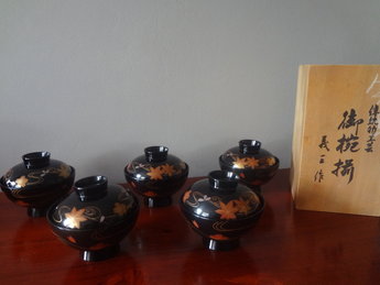 Japanse Lakwerk Kommen Showa periode