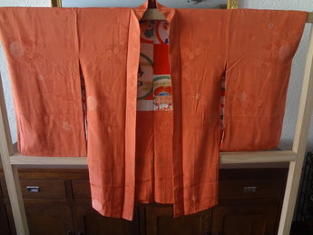 Traditionele Japanse Zijden Haori hana OJ/Rose