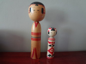 Japanse Kokeshi Poppen