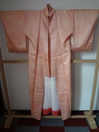 ?Traditionele Japanse Zijden Kimono Rose