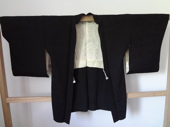 Traditionele Japanse Haori Zwart