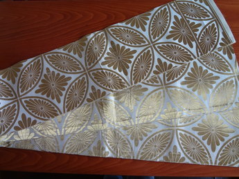 Japanse Obi Goud wit Bloem