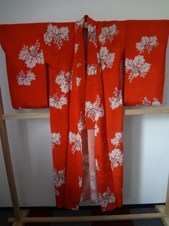 Japanse Zomer Kimono Licht Rood Hana