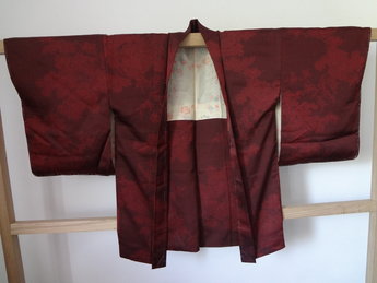 Traditionele Japanse Haori donker Rood Japans Vintage