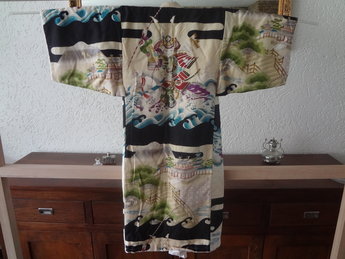 Japanse Miyamairi Kimono Kinder 