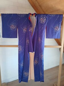 Traditionele Japanse Kimono parple red