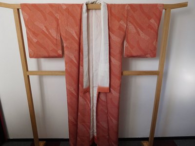 Traditionele japanse kimono rood spikkel streep 