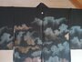Traditionele Japanse Kimono haori black coloful cloud_