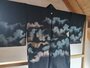 Traditionele Japanse Kimono haori black coloful cloud_